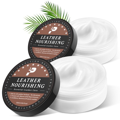 Leather conditioner 2 pack - leather,